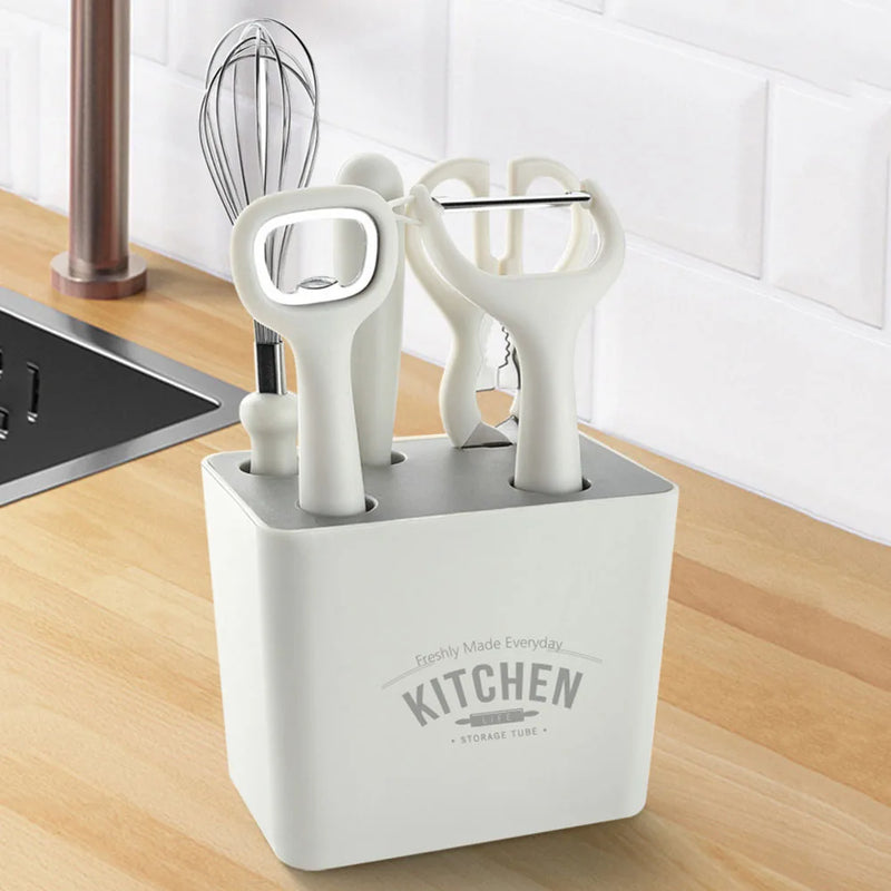 Kit de utensílios de cozinha em aço inoxidável - Ponto 23